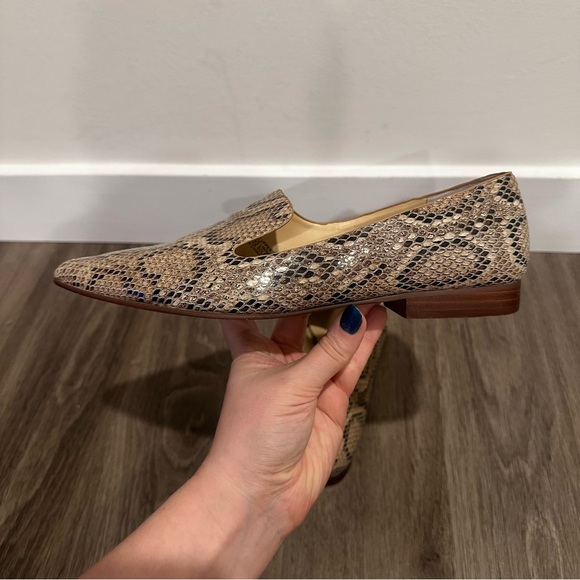Sole Society So-Kapa Brown Snake Print Women's Loafers - Picture 5 of 9